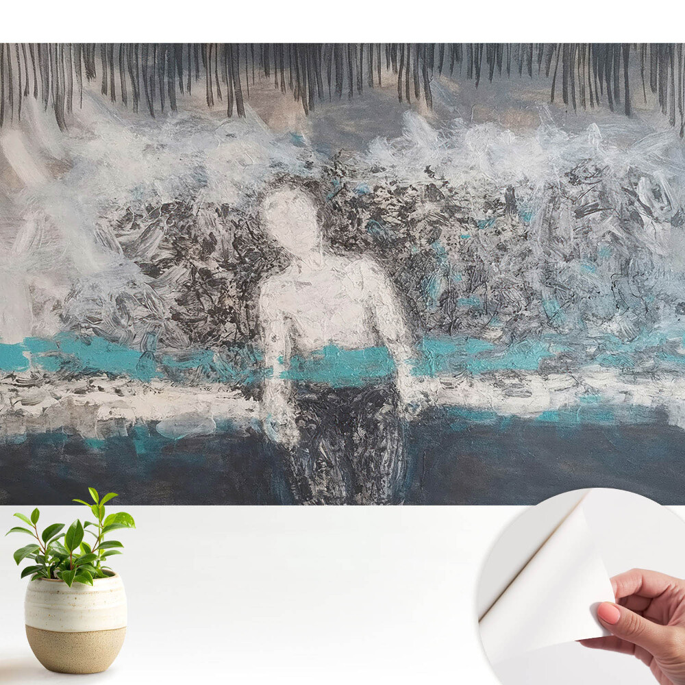 Modern tapéta Absztrakt alak a káoszban