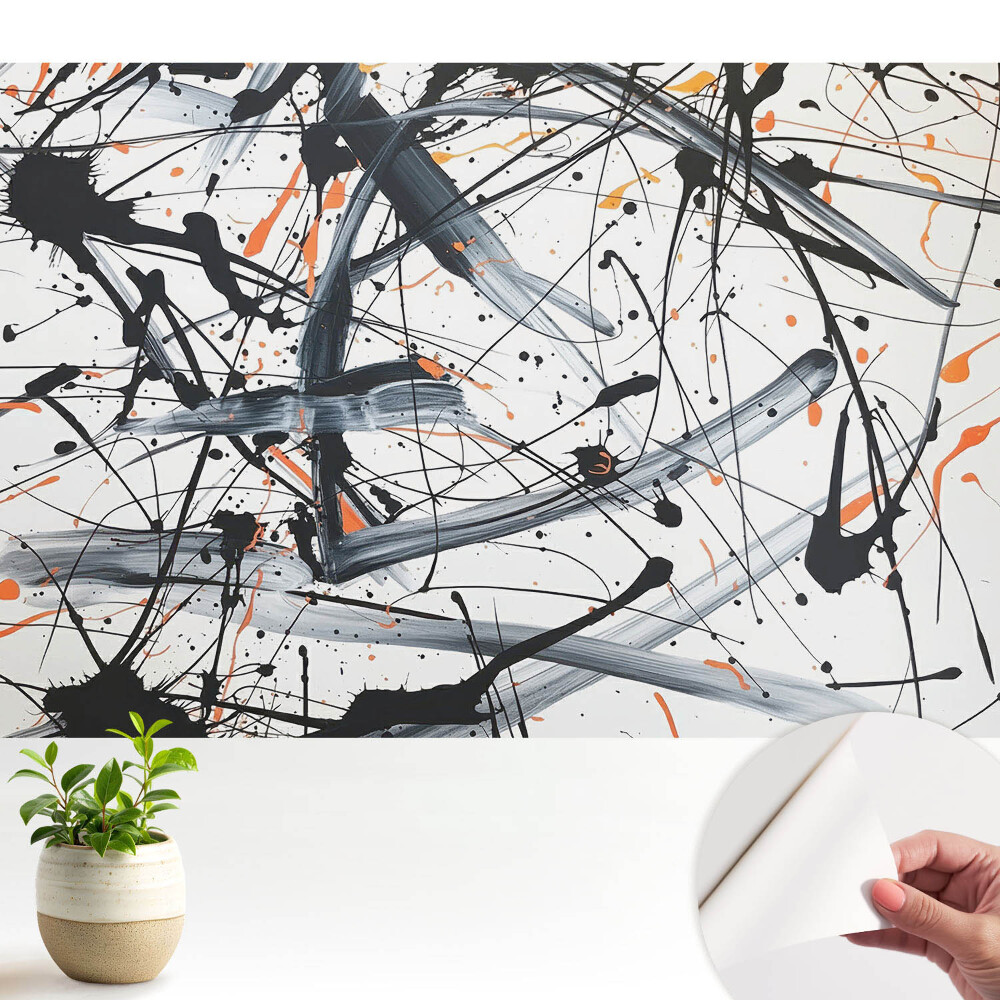 Modern tapéta Absztrakt dinamikus vonalak és fröccsenések