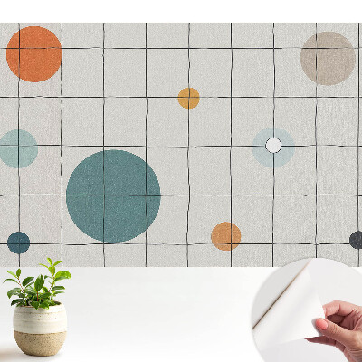 Öntapadó tapéta modern geometriai kompozícióval