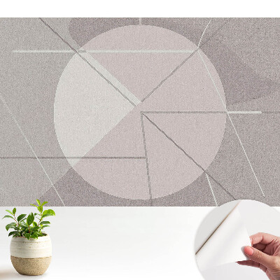 Dekortapéta geometrikus absztrakcióval visszafogott színekben