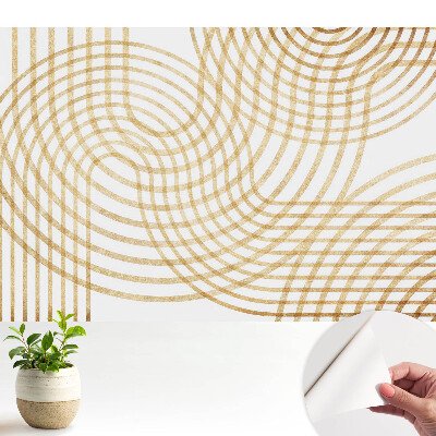 Dekor tapéta dinamikus geometrikus mintával, fonatos hatással