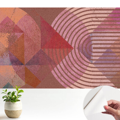 Öntapadós tapéta „A szín geometriai energiája”
