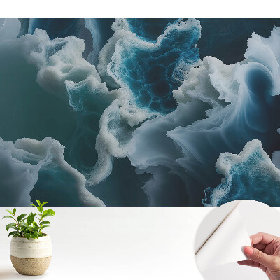 Öntapadó tapéta A tenger kék hullámai