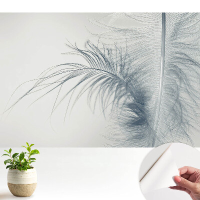 Dekor tapéta A finom tollmotívum, könnyedség és harmónia