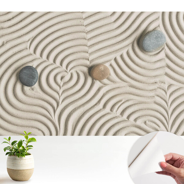Tapéta a zen meditációs kompozíció motívumával