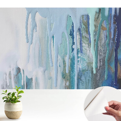 Öntapadós tapéta finomabb, telítettebb absztrakt színekkel