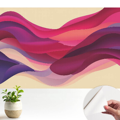 Modern tapéta Színes hullámok és absztrakt formák
