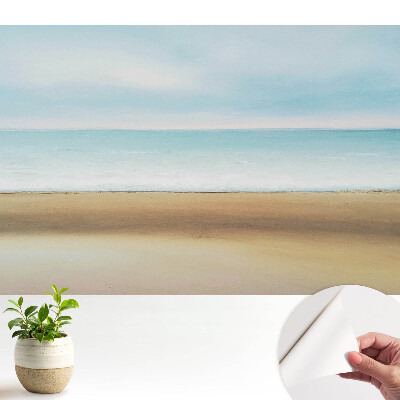 Modern tapéta nyugodt tenger témájú pihenéshez és kikapcsolódáshoz