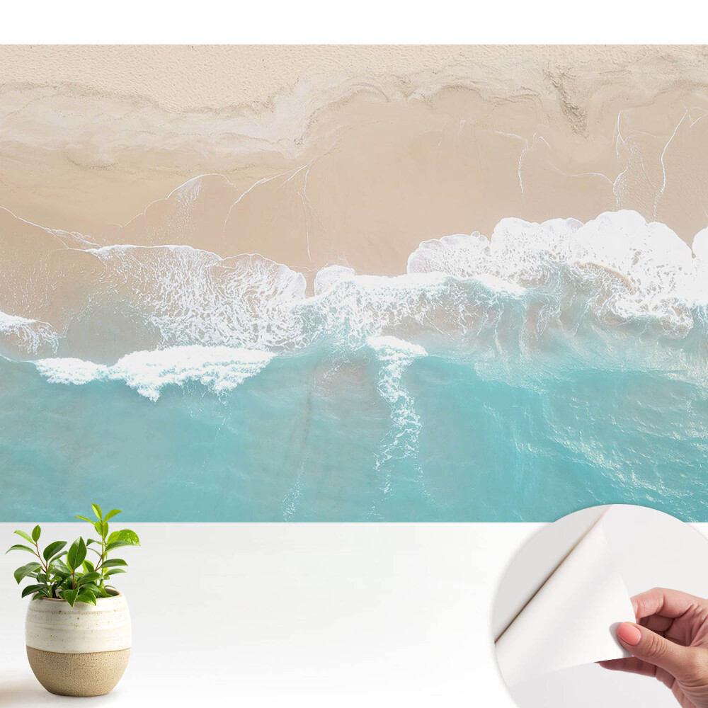 Modern tapéta Strandhullámok minimalizmus relaxáció