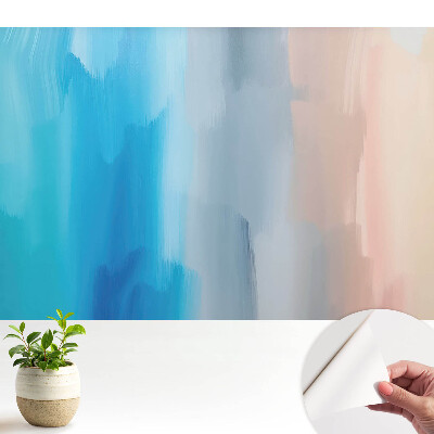 Öntapadós tapéta pasztell színátmenetes, elmosott hatású kivitelben