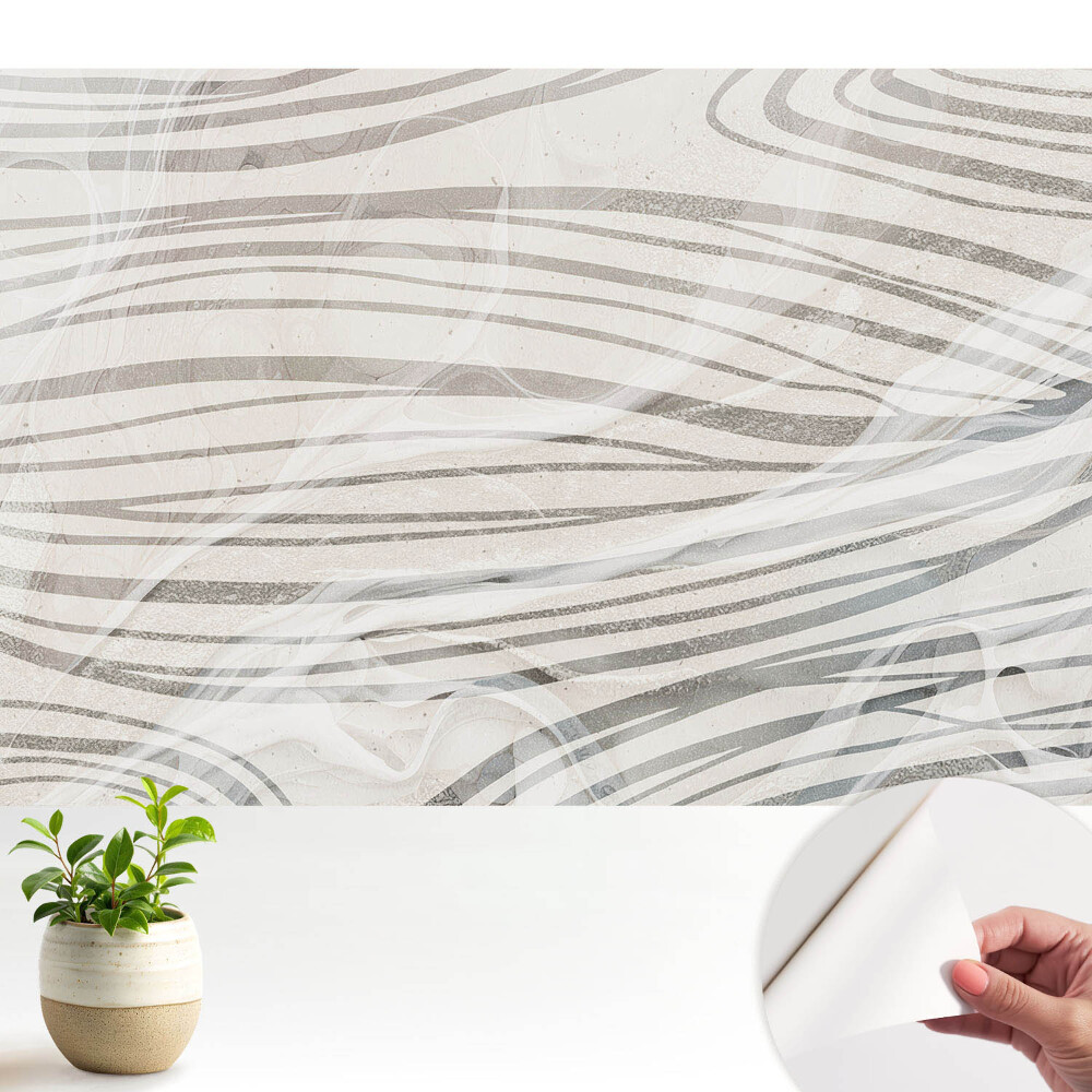 Öntapadós tapéta falra Az absztrakció a modernitást hullámozza