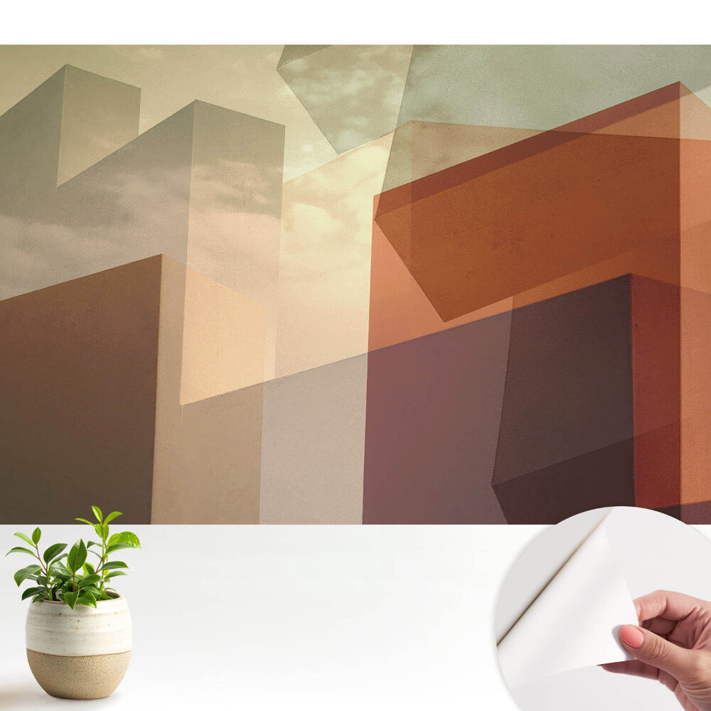 Öntapadós tapéta falra Geometriai alakzatok az égen