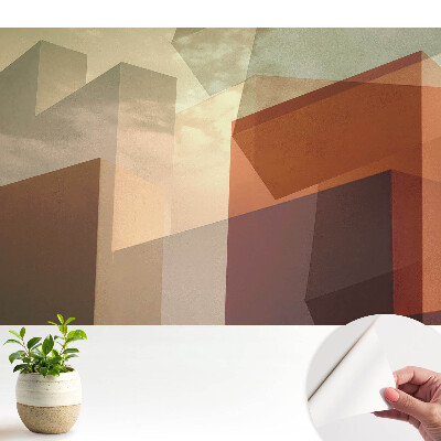 Öntapadós tapéta geometriai alakzatokkal az égen