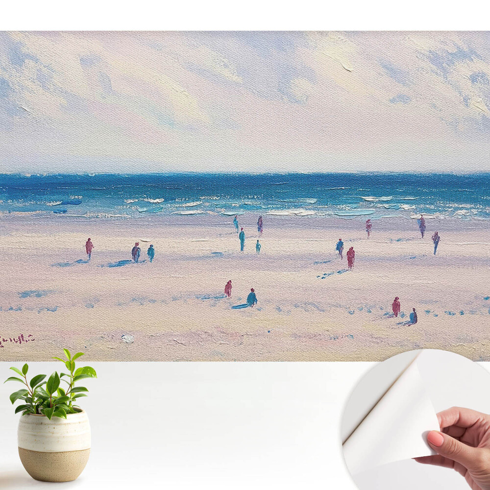 Tapéta Pasztell nosztalgia hatalmas strandja