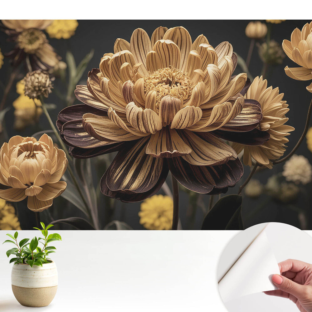 Tapéta Virágok klasszikus stílusban