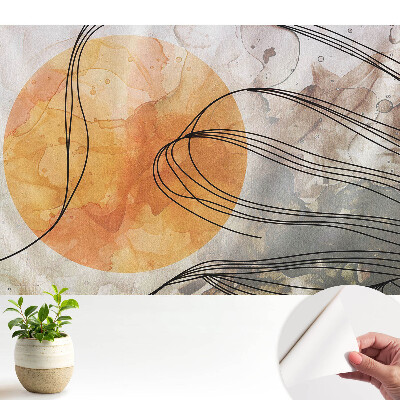 Tapéta harmonikus, absztrakt mintával