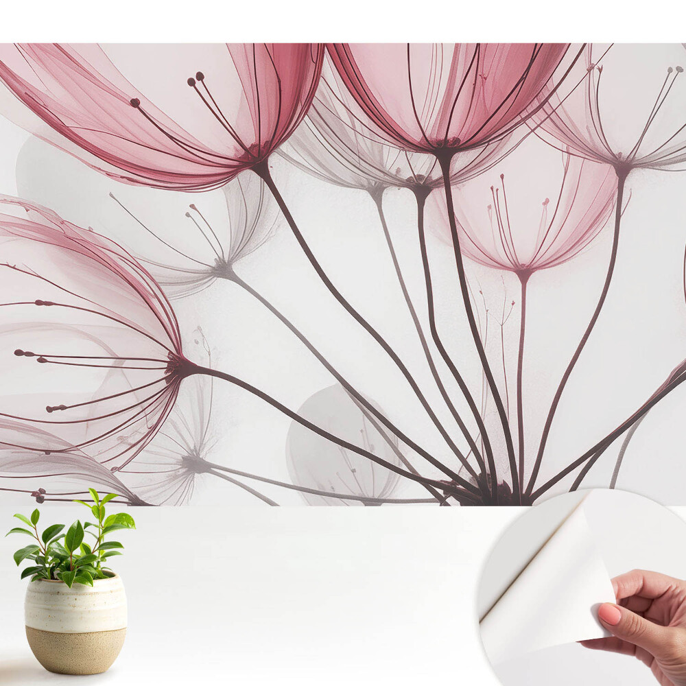 Tapéta Éteri virágok elegáns rét