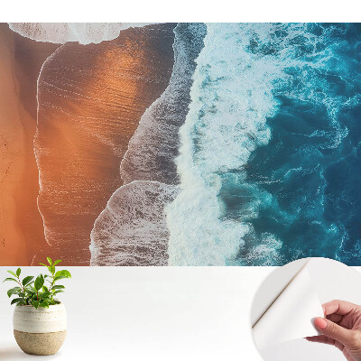 Öntapadó tapéta A víz és a föld találkozása, a színek energiája