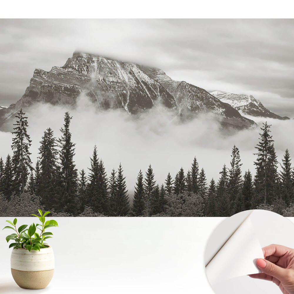 Dekor tapéta Hegyi táj köddel körülvéve