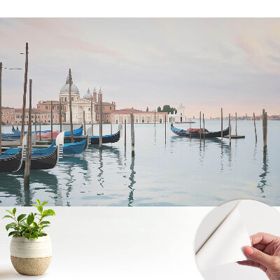 Tapéta Bájos lagúna, gondolák, pasztellszínek