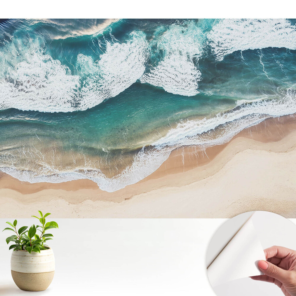 Tapéta Óceán hullámai és aranypart