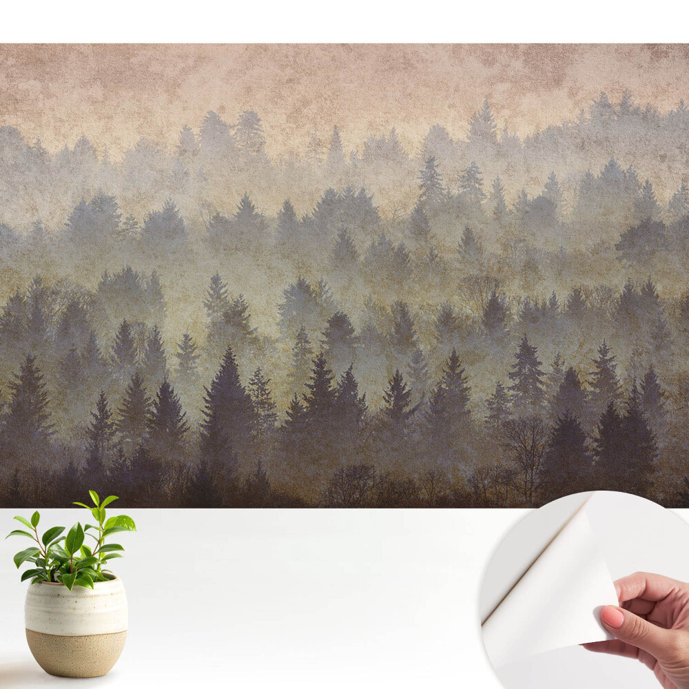 Dekor tapéta Ködbe burkolózó légköri erdők