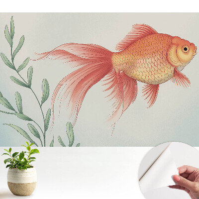 Tapéta: elegáns hal a vízi zöld növényzet között