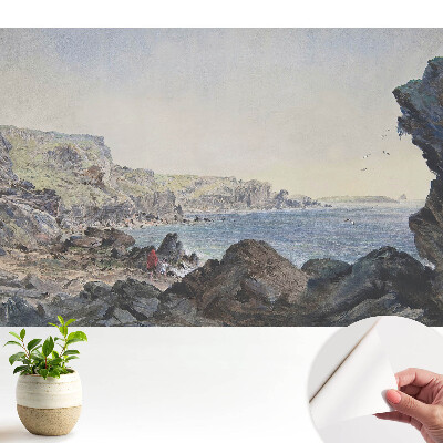 Öntapadó tapéta Romantikus tengerparti táj