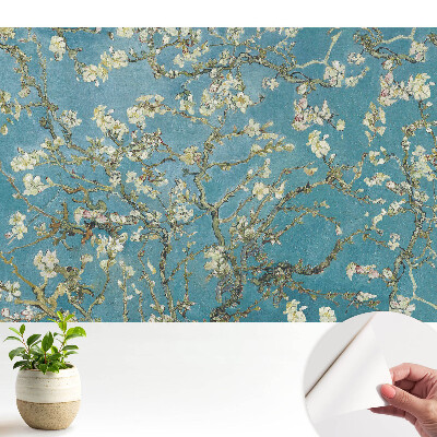 Tapéta mandulaágas virágmintával