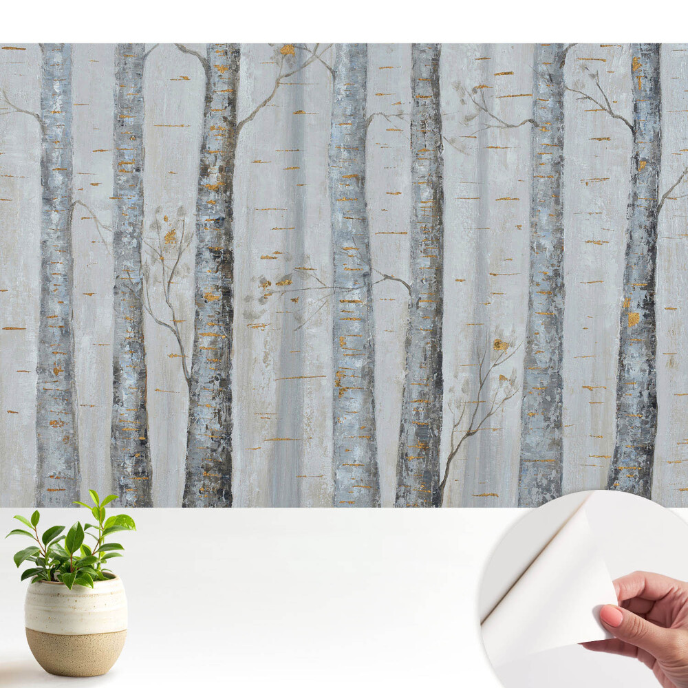 Modern tapéta Nyírerdő klasszikus kompozícióban