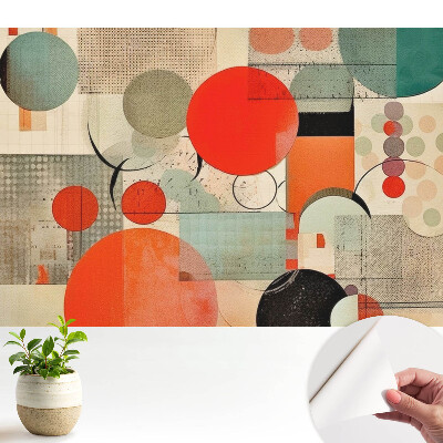 Dekor tapéta Geometriai alakzatok, körök és téglalapok