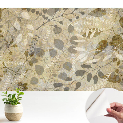 Modern tapéta A növényi minták hangulatos hangulatot teremtenek