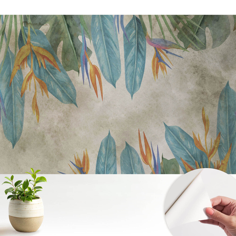 Tapéta Trópusi virágmotívum