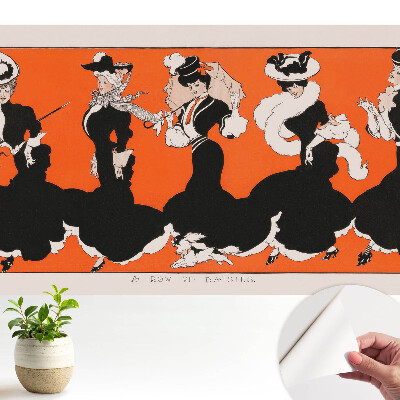 Öntapadó tapéta Elegáns női sziluettek