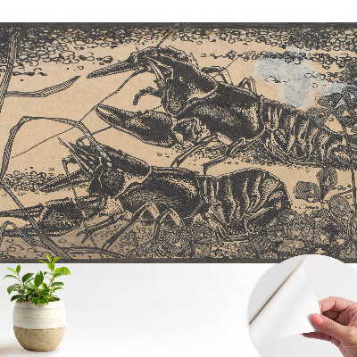 Öntapadós tapéta Rákok és vízinövények klasszikus stílusban