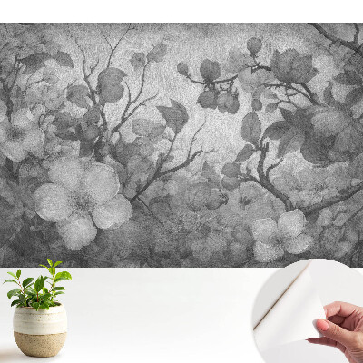 Dekortapéta elegáns, klasszikus virágmintával