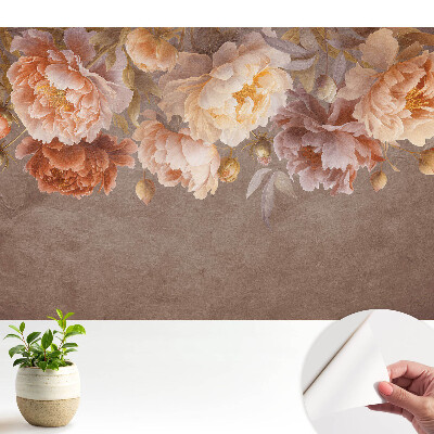 Öntapadós tapéta romantikus virágmotívumokkal klasszikus stílusban