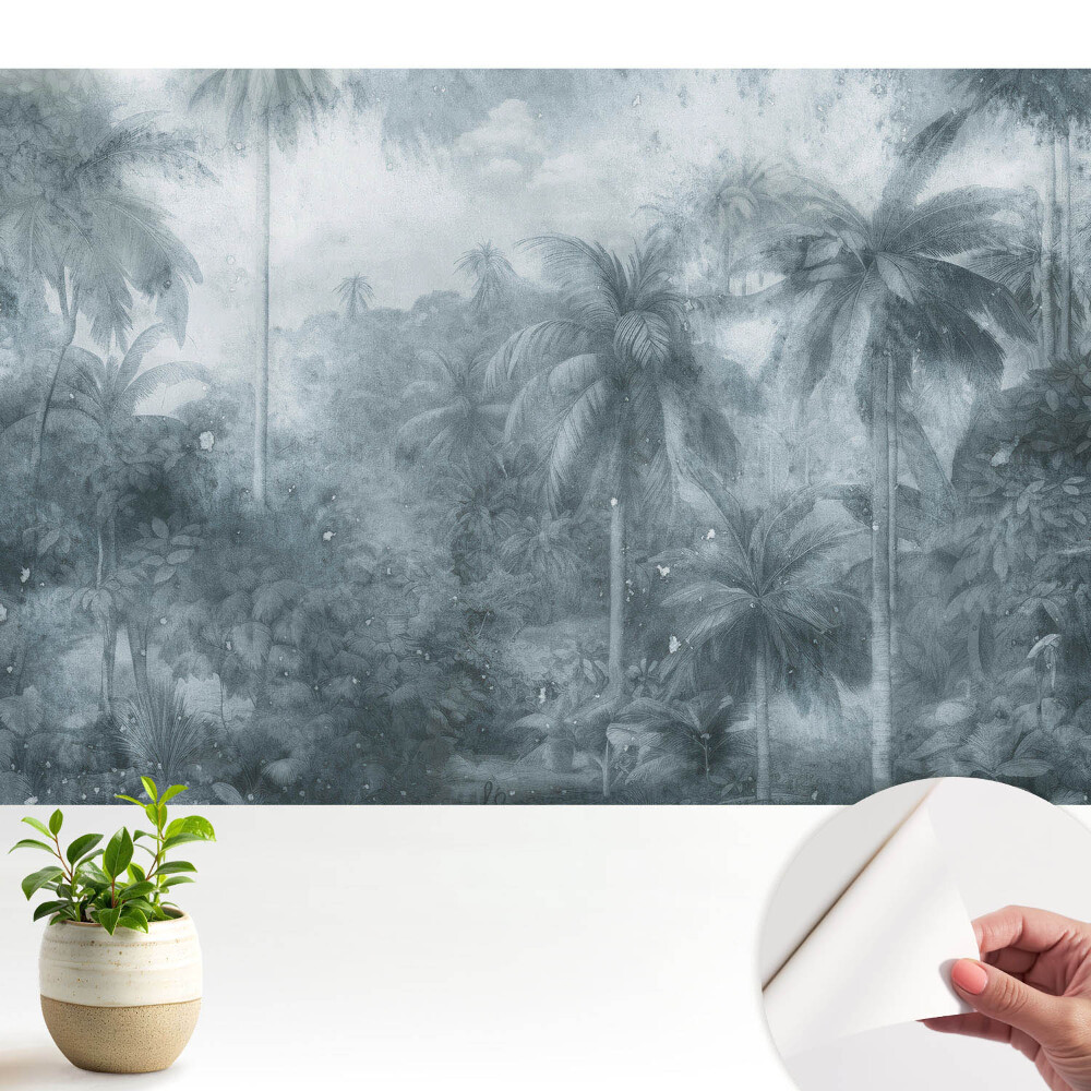 Öntapadós tapéta Egzotikus dzsungel klasszikus stílusban