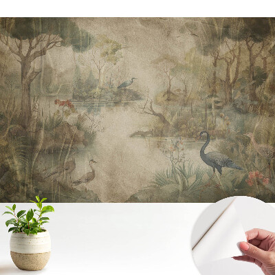 Öntapadós tapéta falra Pasztell természet harmónia