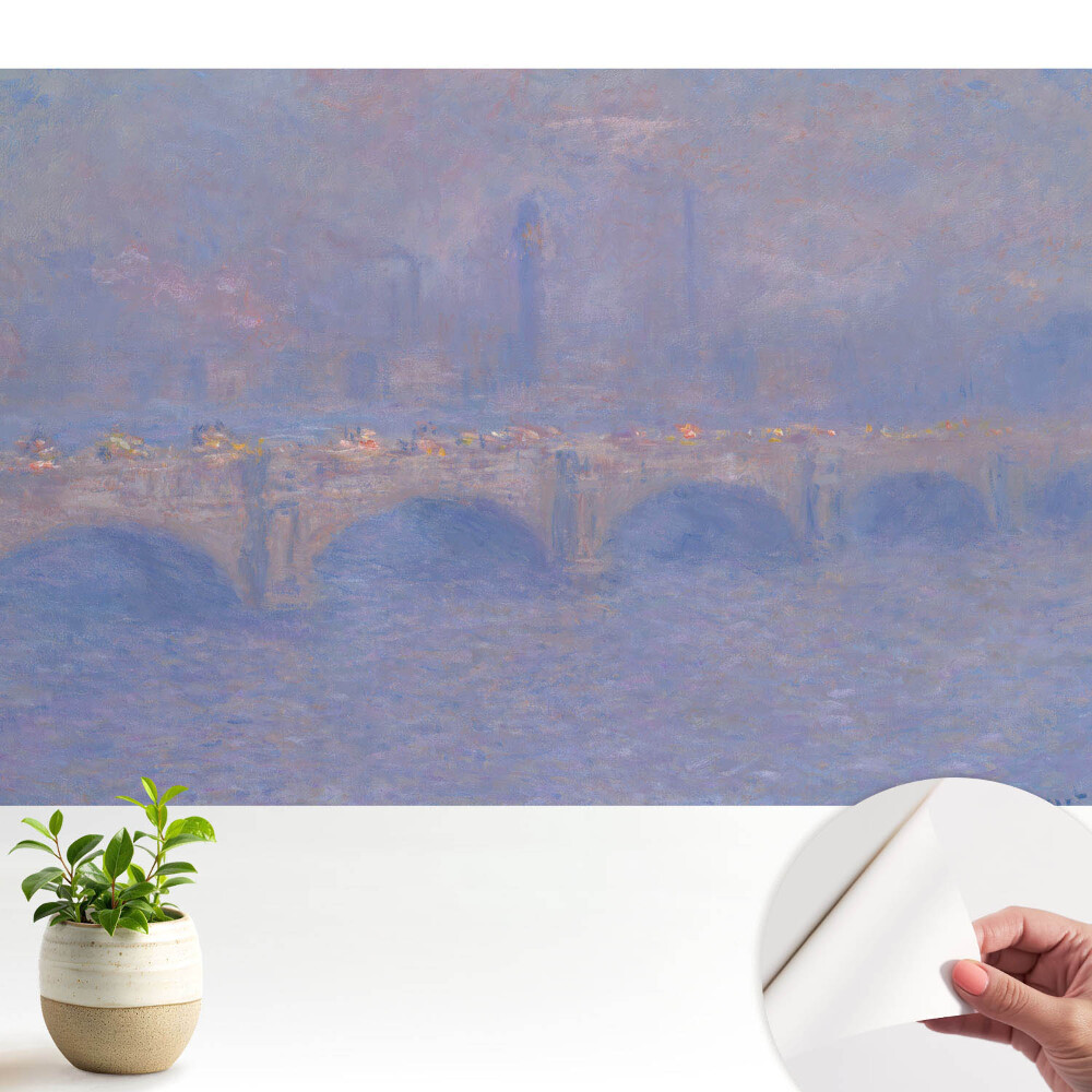 Tapéta Impresszionista, nosztalgikus, ködös híd