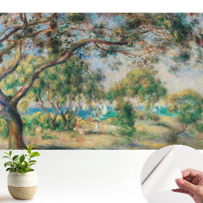 Öntapadós tapéta, impresszionista tengerparti jelenet