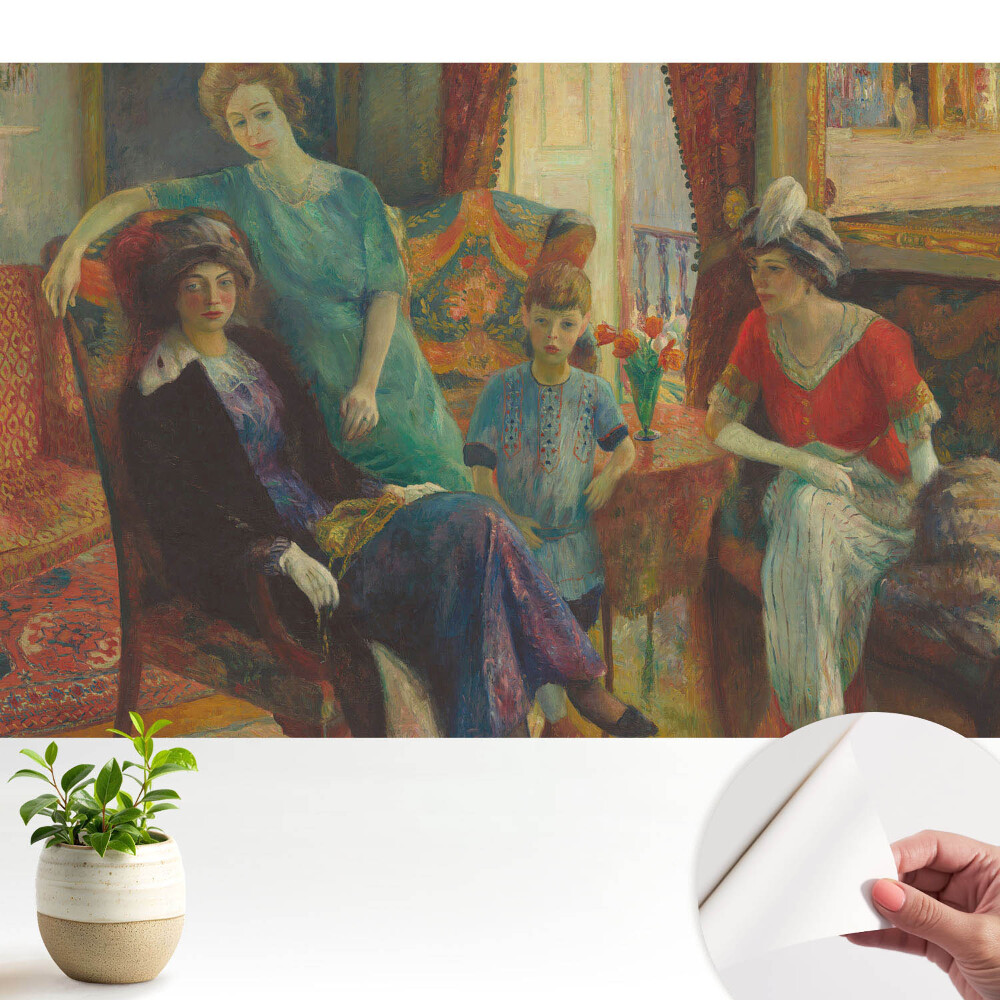 Öntapadós tapéta falra Elegancia egy klasszikus belső térben