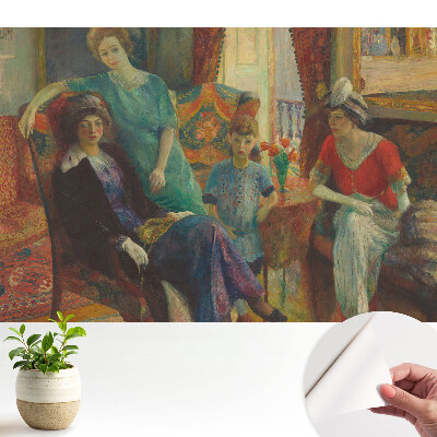 Öntapadós tapéta falra Elegancia egy klasszikus belső térben