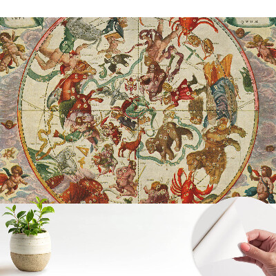 Dekor tapéta Klasszikus kozmogram mitológiai alakokkal