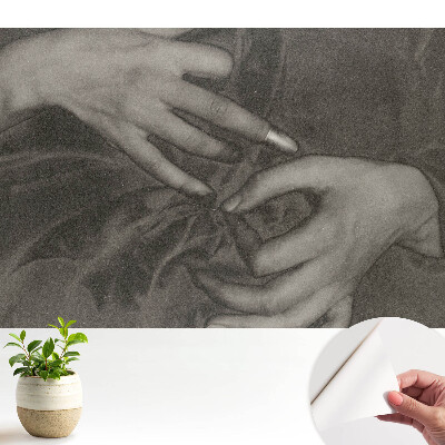 Öntapadó tapéta, harmonikus kézműves mintával