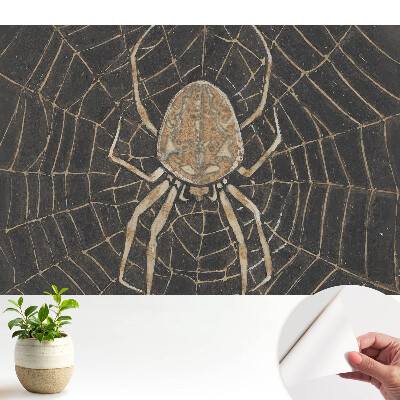 Modern tapéta „Pók a hálóban” szimmetrikus klasszikus mintával