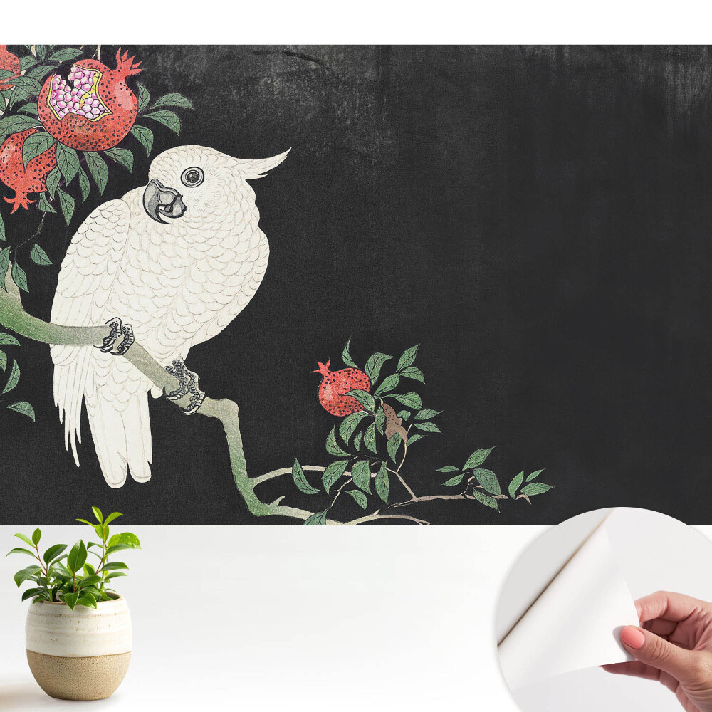 Öntapadós tapéta egzotikus eleganciájú klasszikus mintával