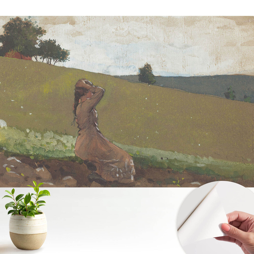 Dekor tapéta Idilli nő a dombon