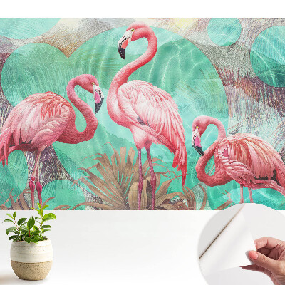 Tapéta Türkiz flamingók