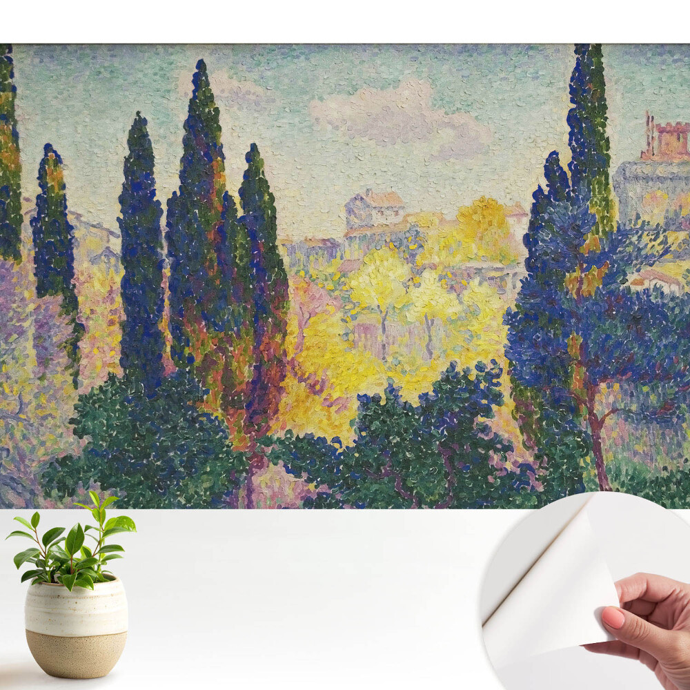 Öntapadó tapéta Színes fák az impresszionizmusban